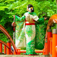 自母が祖母に買ってもらった振袖をリメイク