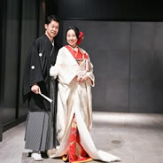 リメイク引き振袖を白無垢の掛下として着ました