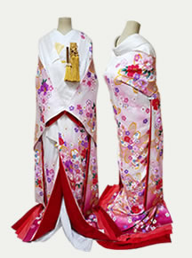 リメイクした薄紫の色打掛