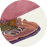 汚れた引き振袖