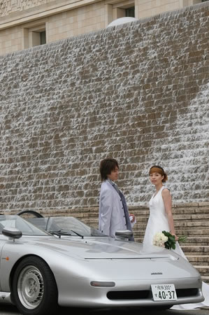 ミュージアムのロケフォトウェディング