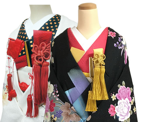 色掛下衿の見本