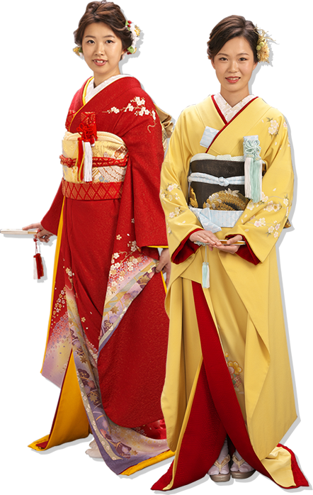 白無垢を脱いだリメイク振袖