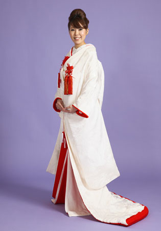 赤ふき白無垢レンタル