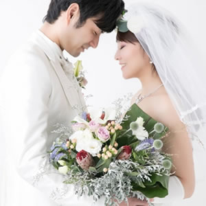 結婚式の写真