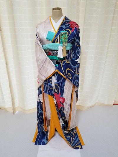 リメイク後の引き振袖