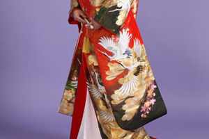 吉祥文様の色打掛