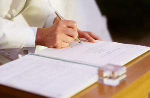 結婚式のサイン