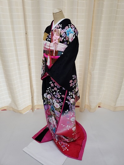 リメイク後の引き振袖