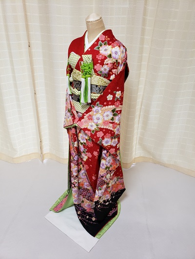 リメイク後の引き振袖