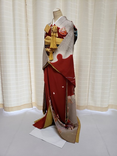 リメイク後の引き振袖全身