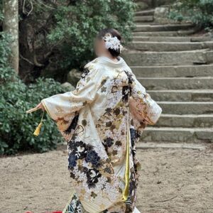 リメイク後の色打掛を着た花嫁