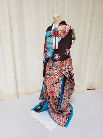 リメイク後の引き振袖全身