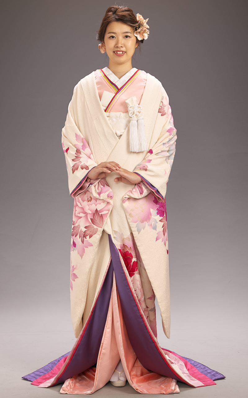 ピンク色の色掛下レンタル