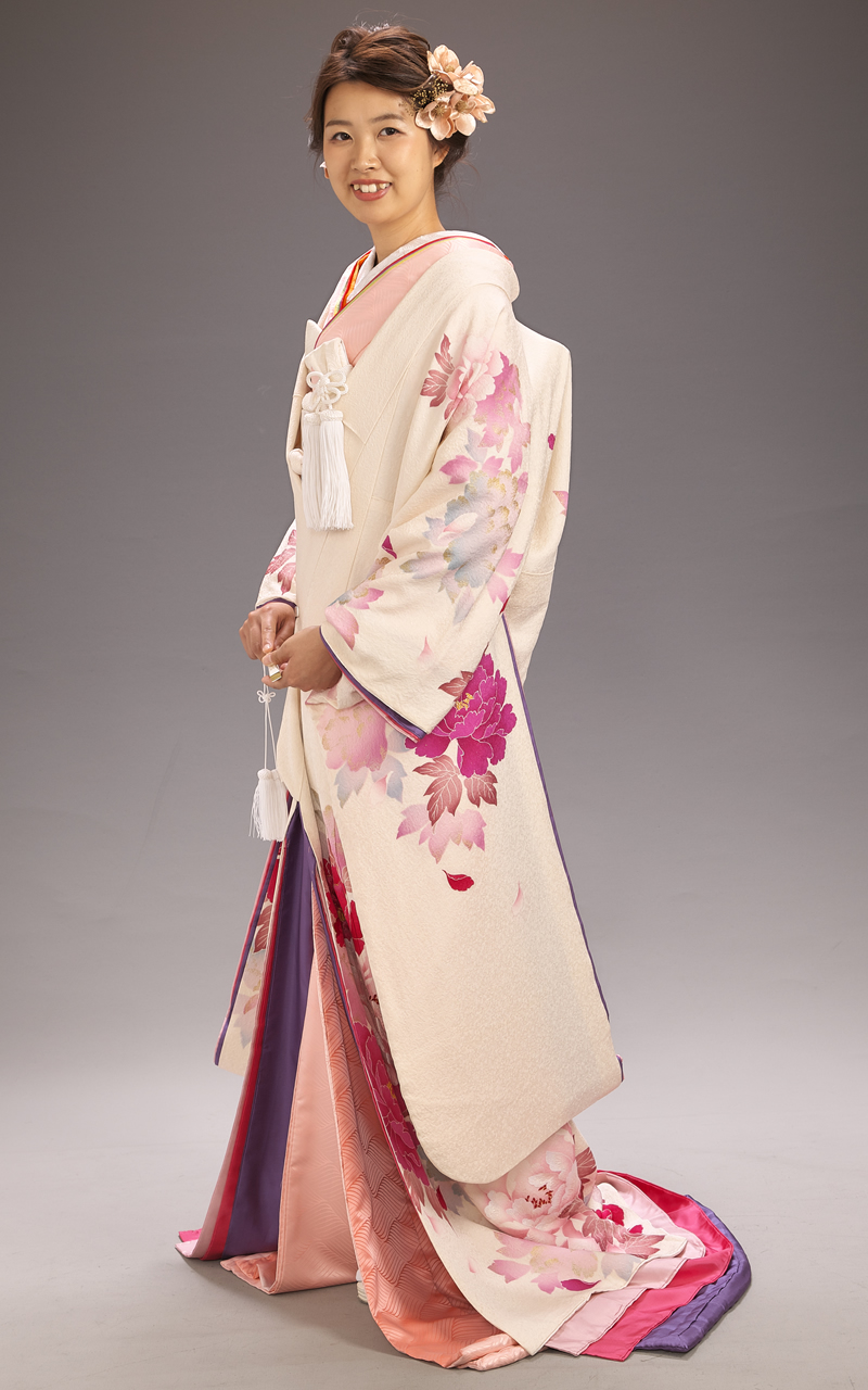 ピンク色の色掛下レンタル