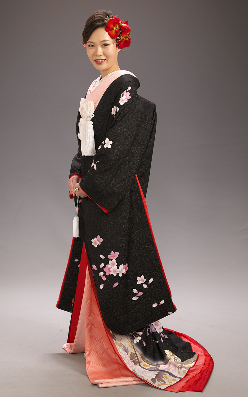 ピンク色の色掛下レンタル