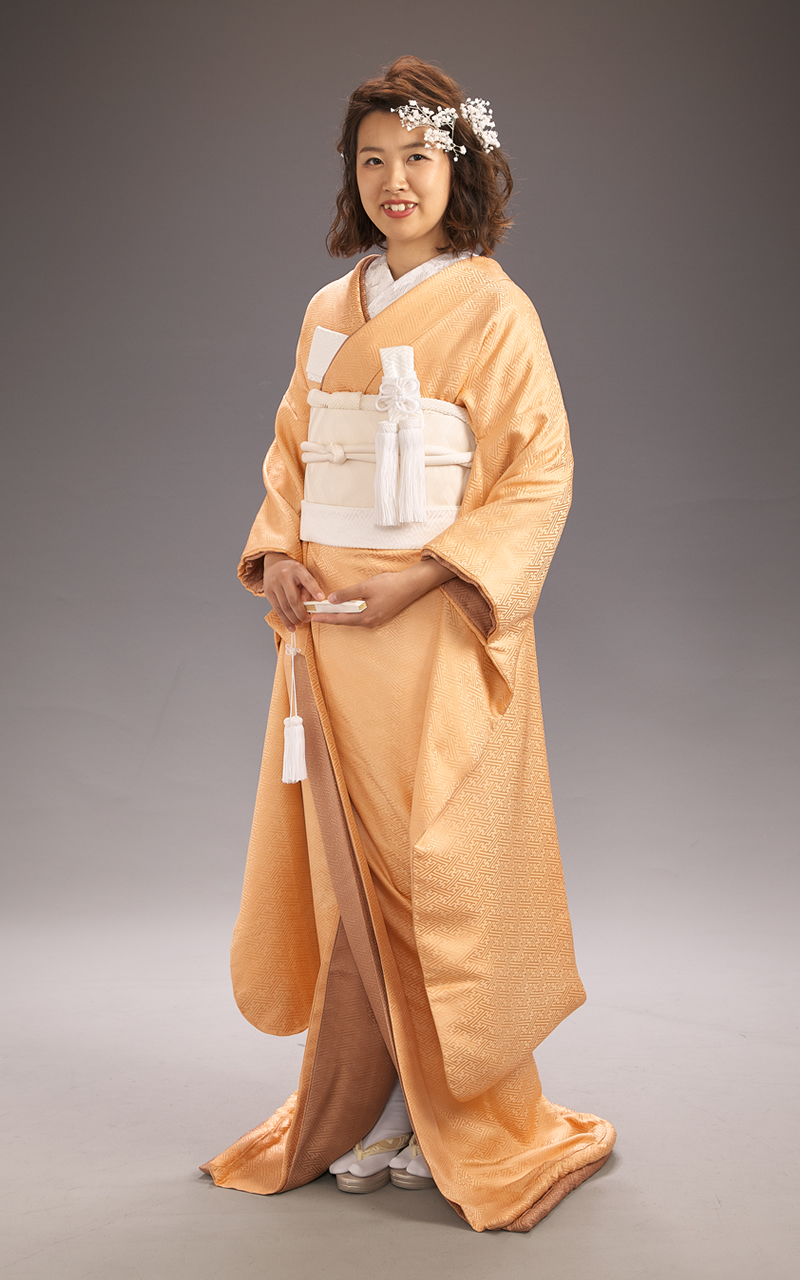 オレンジ色の色掛下レンタル