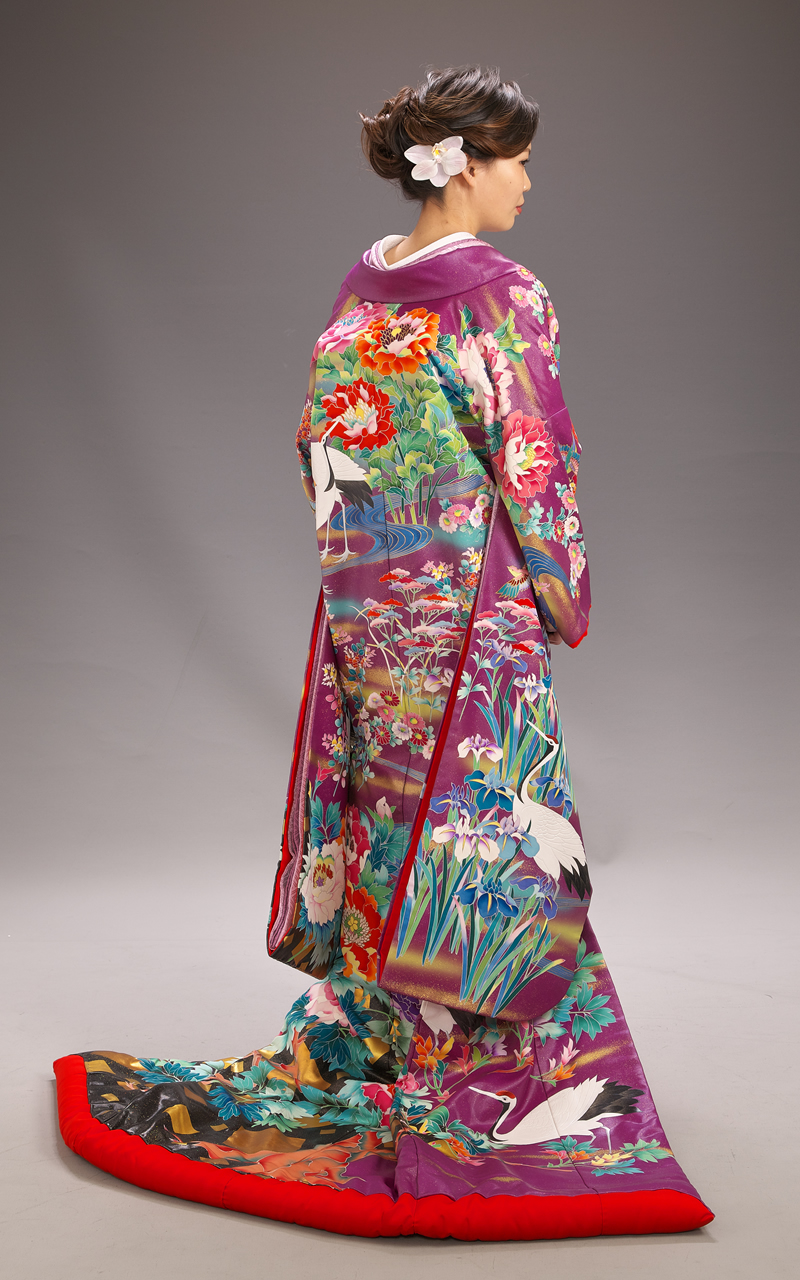 紫色の色掛下レンタル