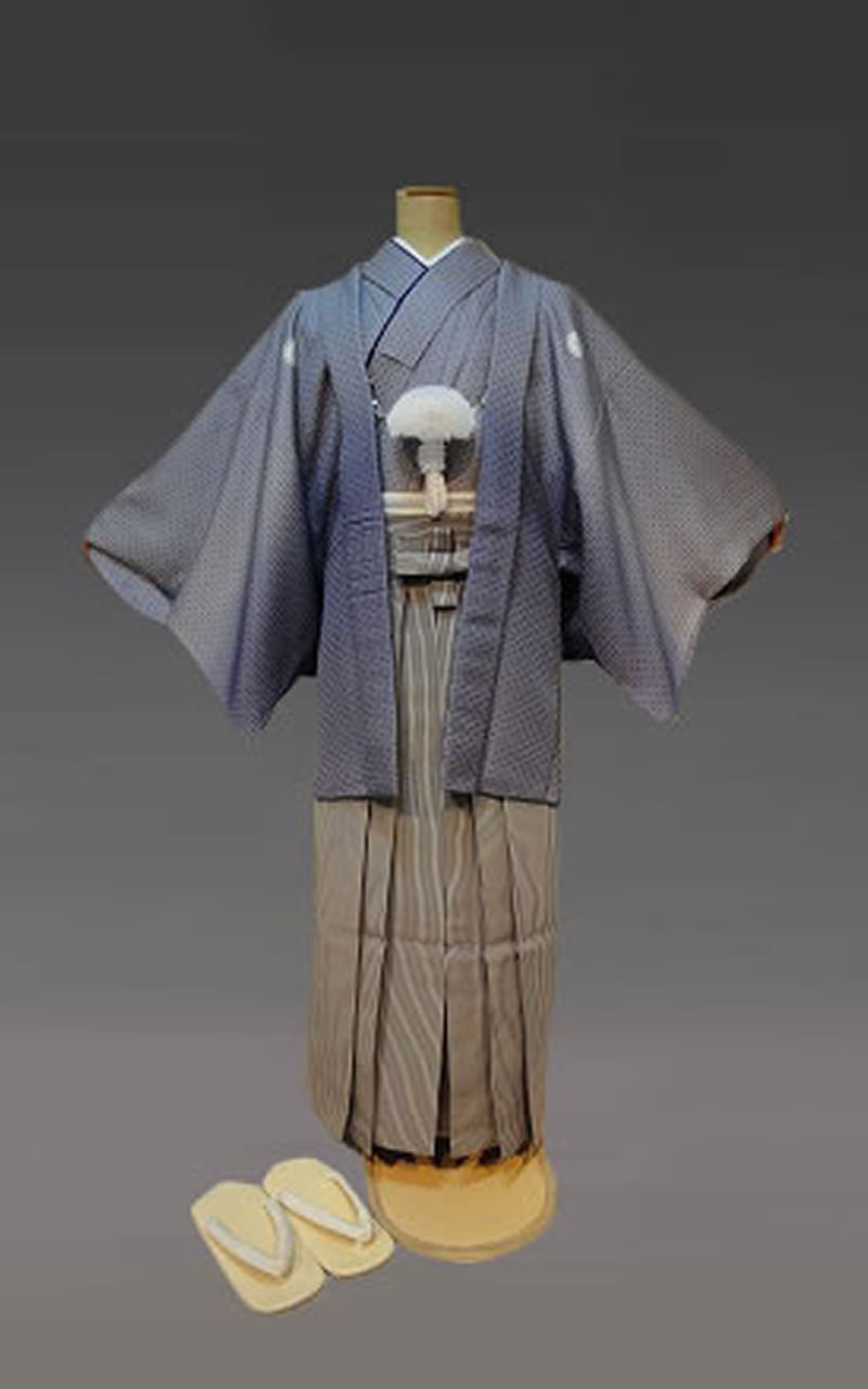 色紋付 グレー灰色レンタル