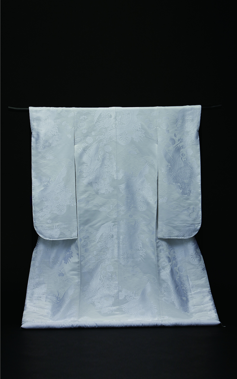 販売白無垢 花車に鶴