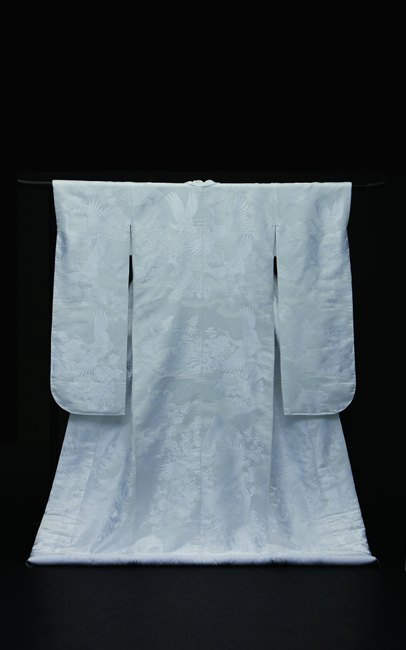 販売白無垢 宮廷飛鶴紋