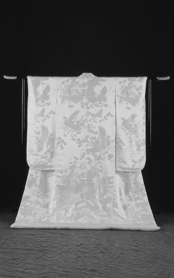 販売白無垢 四季花橘鶴