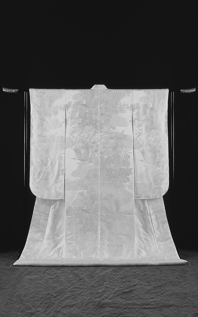 販売白無垢 寿鶴曲水の宴