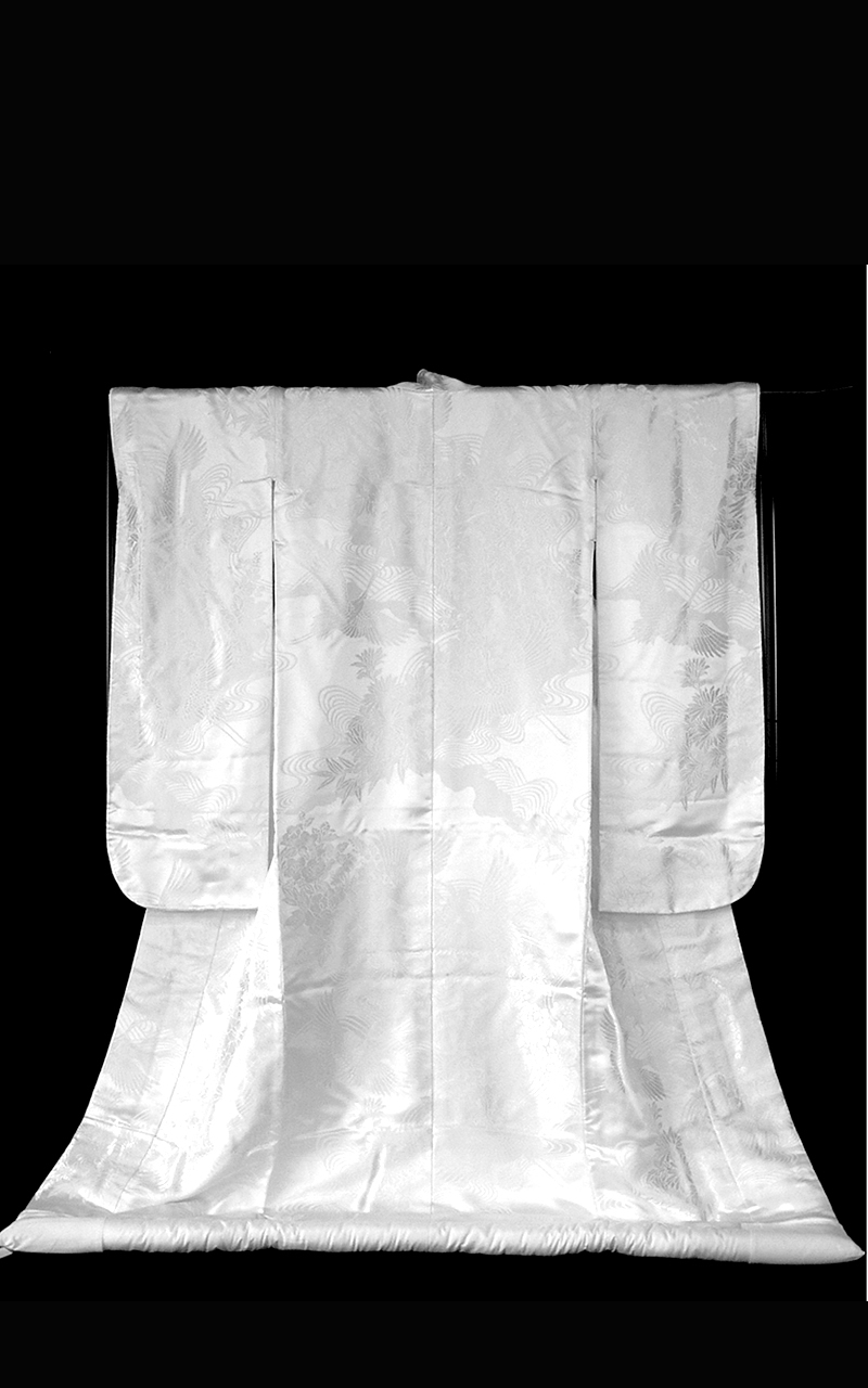 販売白無垢 春爛百花文