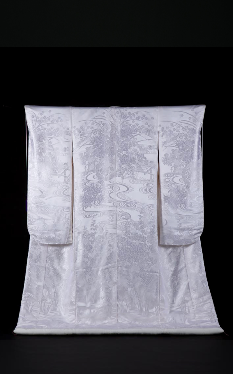 販売白無垢 流水紋様花車