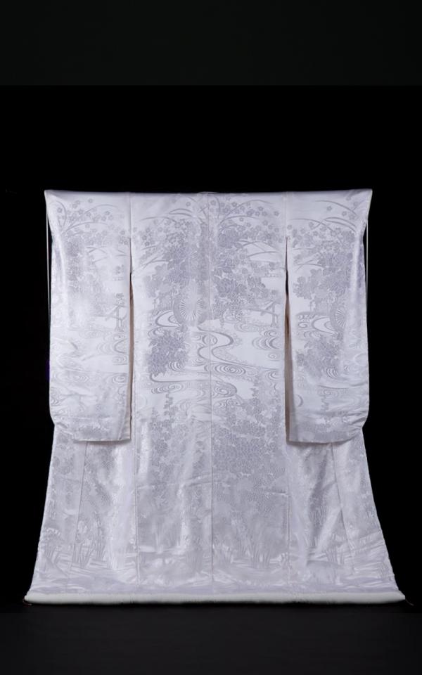 販売白無垢 流水紋様花車