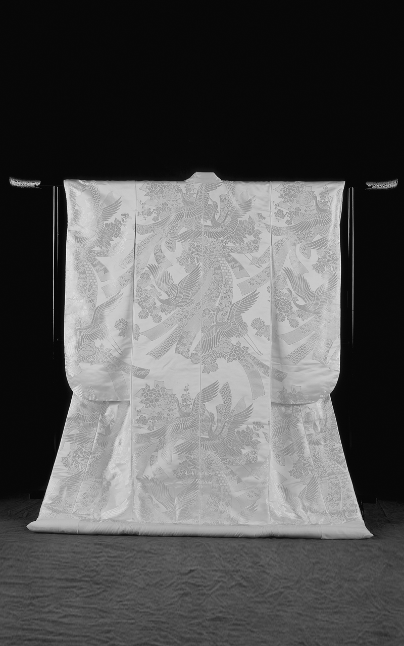 販売白無垢 熨斗目鶴