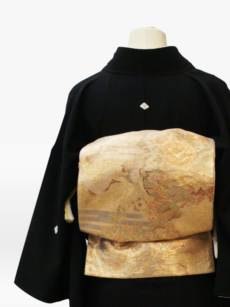 松・鶴の黒留袖