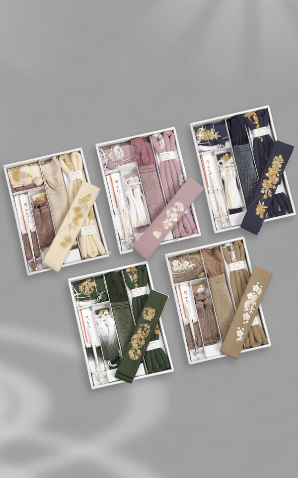 正絹手刺繍の小物レンタル